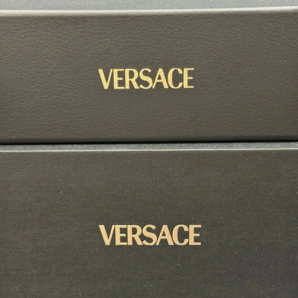 Versace Gold Black Men's 54 mm Eyeglasses